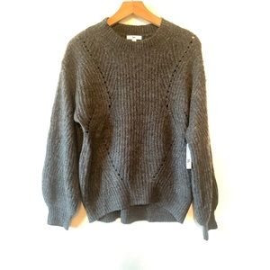 Gray bp knit sweater size extra small